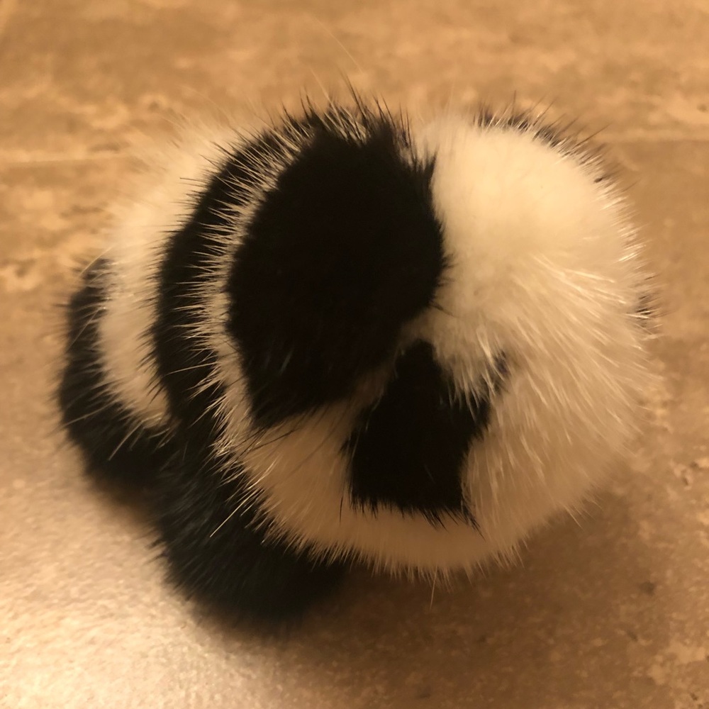 Kopenhagen Fur Panda purse charm keychain